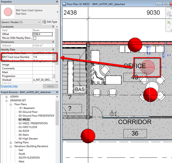 Issue number in BIM Track