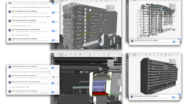 Bouygues shared Revit models in BIM Track’s viewer to create an on-site feedback loop for updating the model