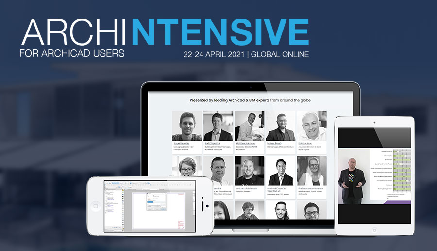 Archintensive, une conférence en ligne pour les utilisateurs d'Archicad