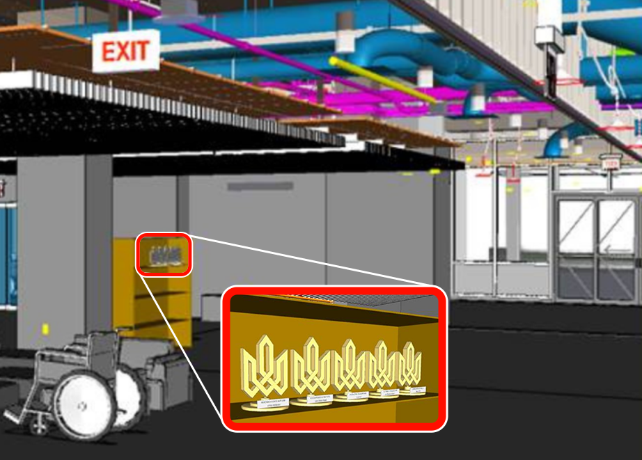 Subcontractor awards hidden in the project model